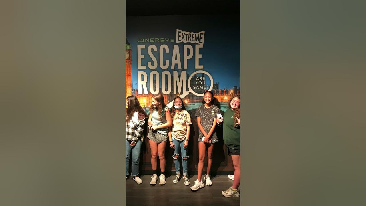 Riley’s 14th Birthday Party Cinergy Escape Room Haunted Mansion