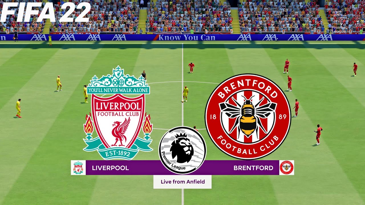 FIFA 22 | Liverpool vs Brentford - 2021/22 Premier League Season - Full ...