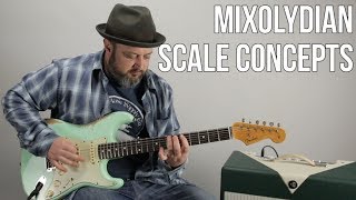 Blues Rock Lead Guitar Lesson Using The Mixolydian Mode (Scale)