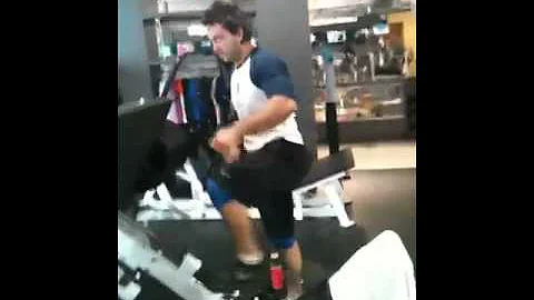 William Dufresne leg press 1400lb