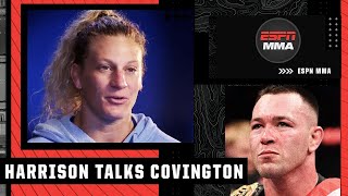 Kayla Harrison says Colby Covington went too far with his gimmick | ESPN MMA