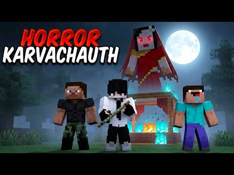 HORROR KARVA CHAUTH in Minecraft 😨 Horror Story in Hindi