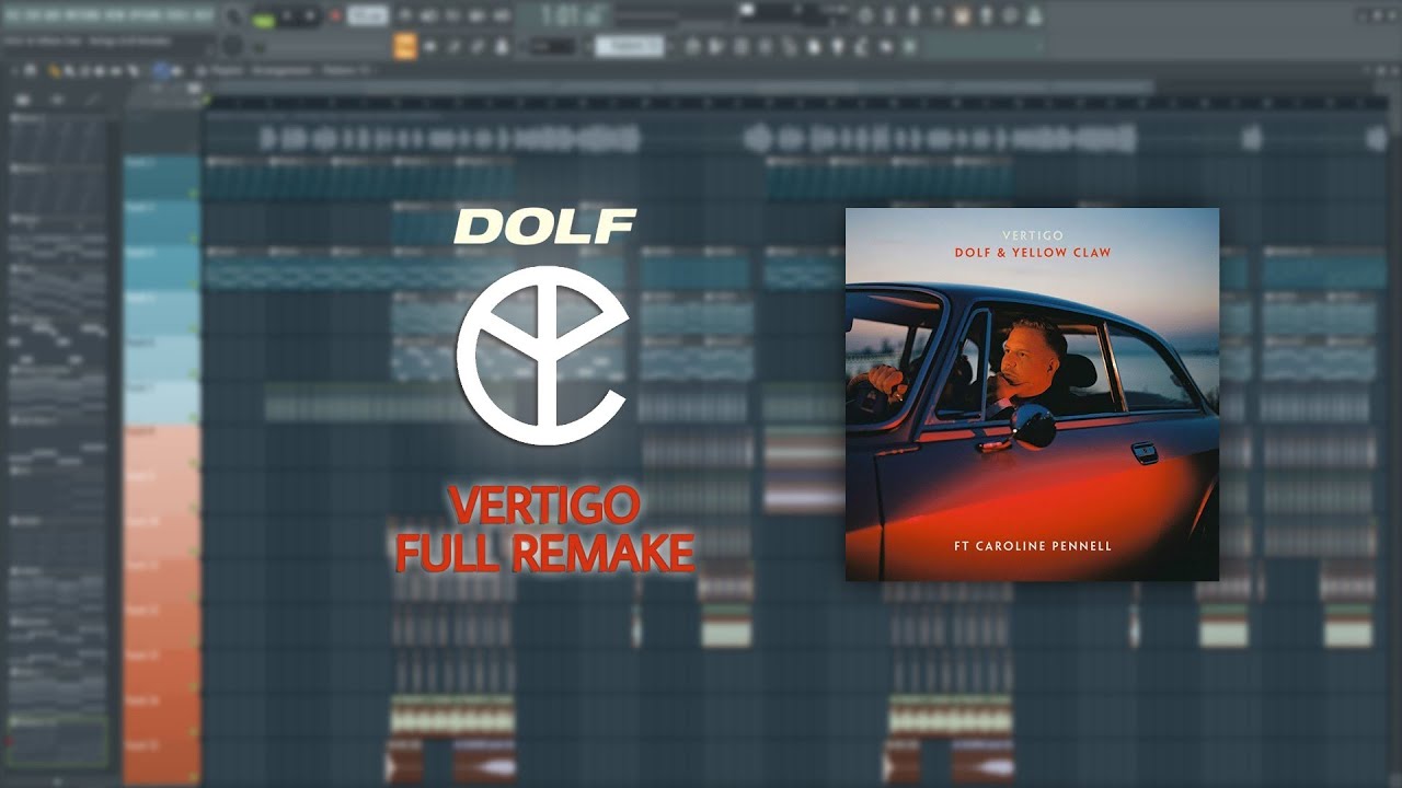 FREE FLP || DOLF & Yellow Claw - Vertigo (ft. Caroline Pennell) [Full Remake FL Studio]