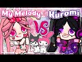 💜KUROMI vs MY MELODY💗/ SANRIO CHARACTERS 🎀 /with voice🔊 |Avatar World| #avatarworld #robikko