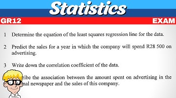 Statistics Grade 12 Exam Questions