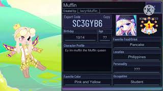 Celebrity Export code of my oc! Profile