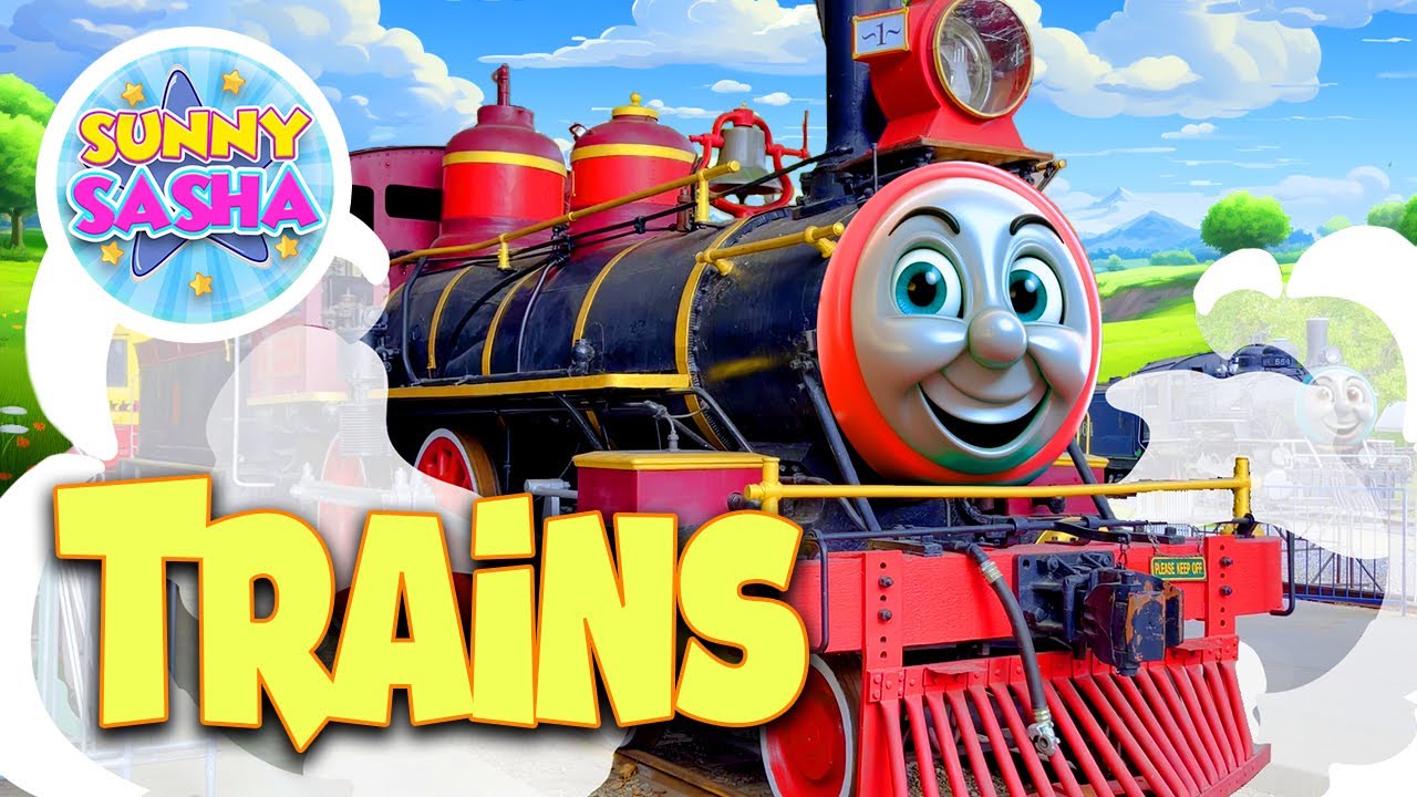 Train Adventure for Kids at the Train Theme Park: Explore the Wonders of Railways with Sunny Sasha!