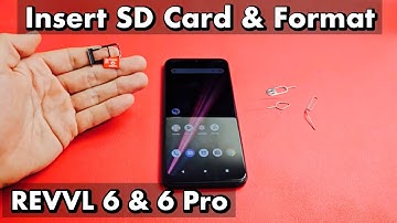 T-Mobile REVVL 6 Pro: How to Insert SD Card & Format
