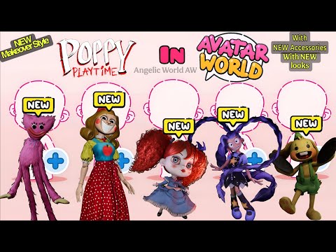 Poppy Playtime🏚️🚦 Makeover in Avatar World! 😱 (New Update Dresses & Accessories)