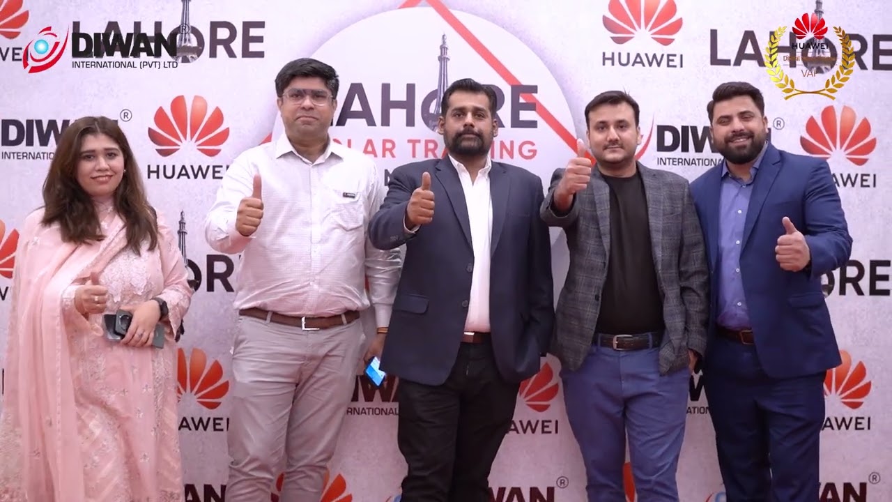 Successful Completion of Huawei FusionSolar Training Seminar | DIwan International | Nishat Hotel
