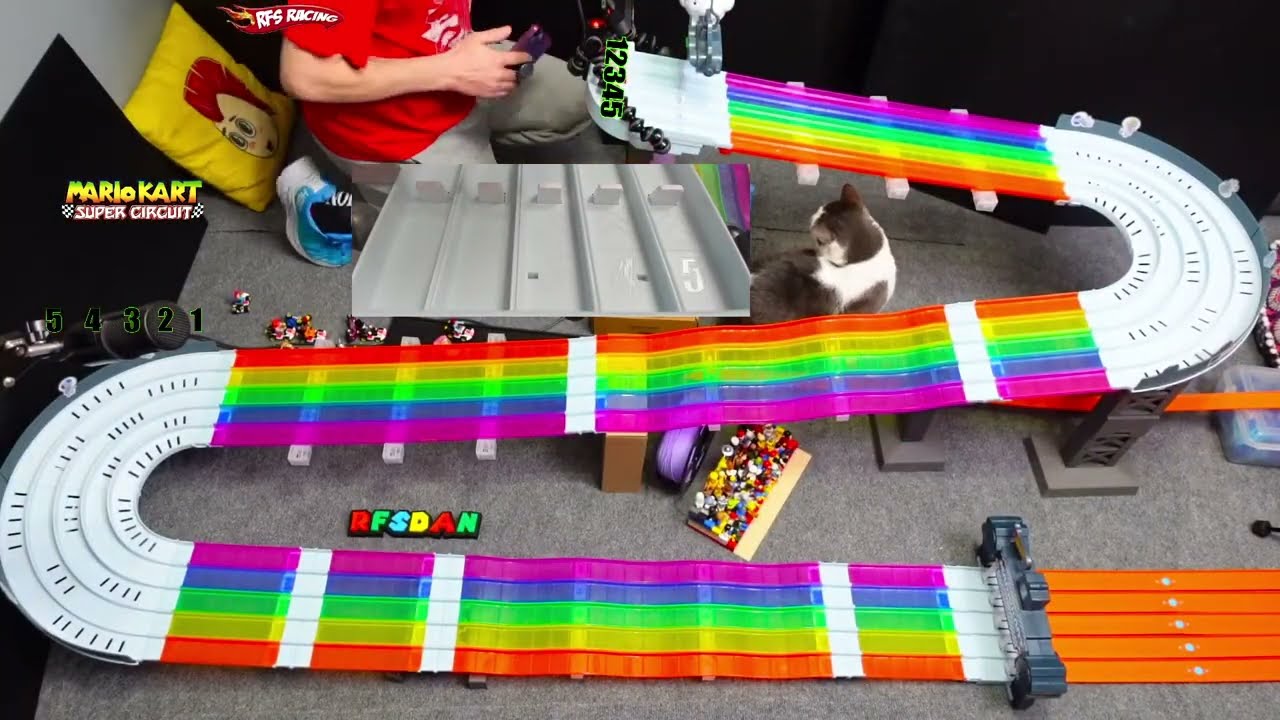 RFS Hot Wheels Rainbow Road Track Night (4pm pst) YouTube