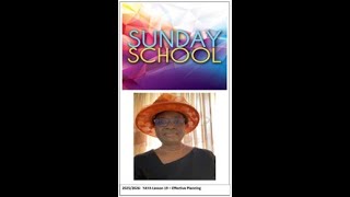 2025 2026 YAYA Sunday School Lesson 19 - Effective Planning