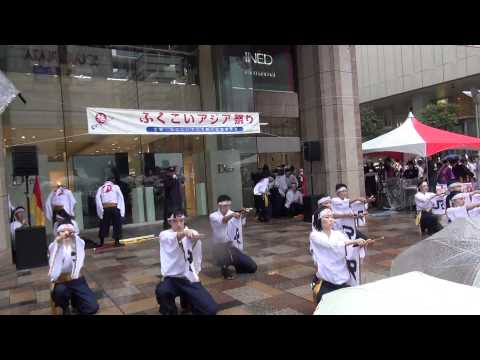 2012-09-16 ＪＲ九州櫻燕隊　ふくこいアジア祭り　岩田屋会場