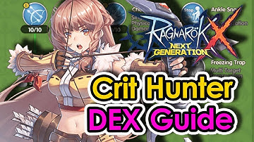 [ROX] Hunter Guide - Shooter Full DEX Build 한글자막 | KingSpade