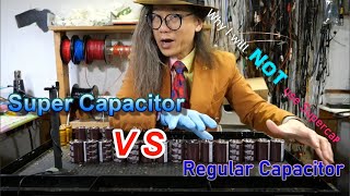 Super Capacitor vs Regular Capacitor and WHY I will NOT use Super Cap