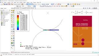 Flat rolling of plate using Abaqus and metal forming book