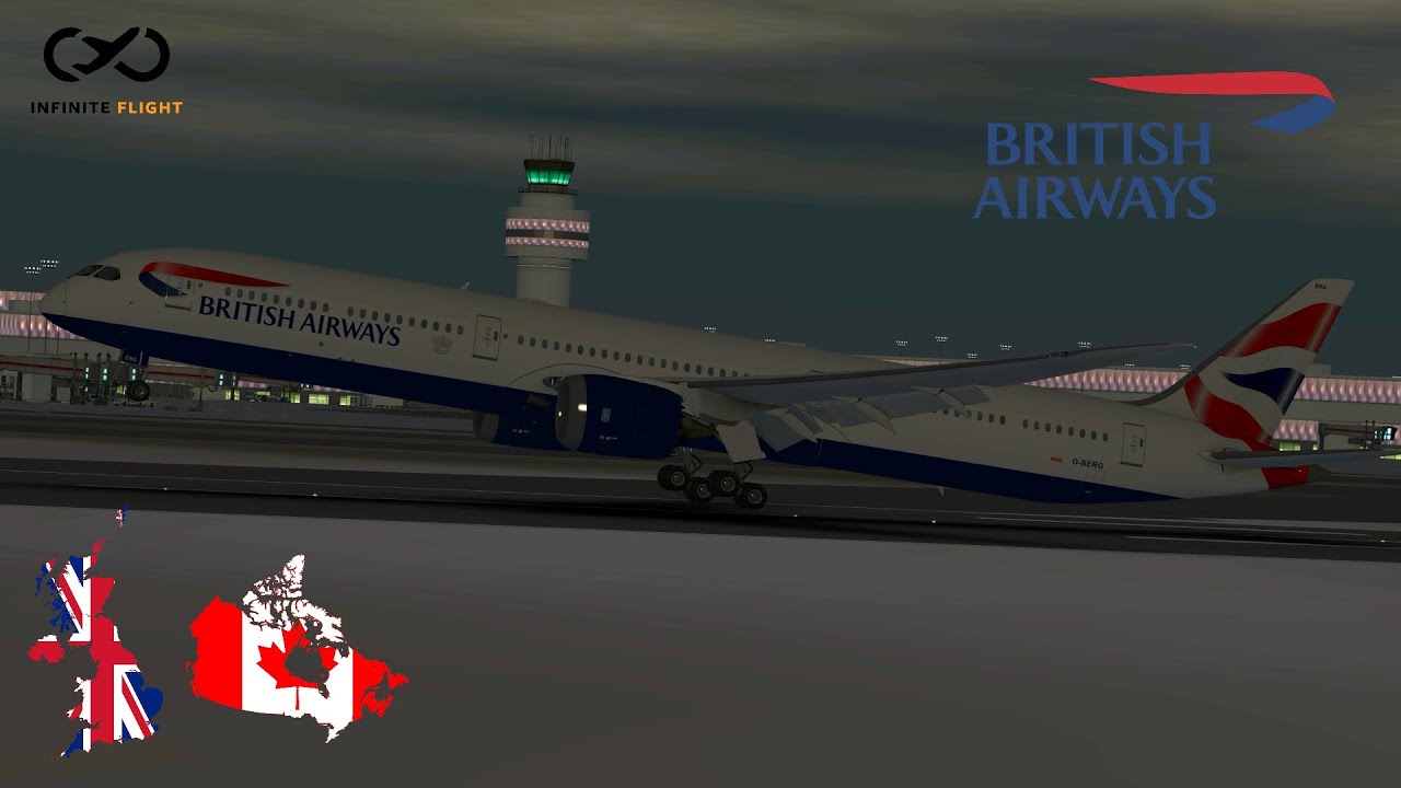 Infinite Flight London (LHR) to Toronto (YYZ) British Airways