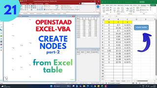 Create Multiple Nodes in STAAD.Pro using OpenSTAAD VBA | Read Coordinates Directly from Excel | #21