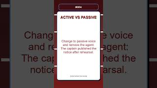 Active vs Passive Voice Quiz | Change to passive voice and remove the agent: The... | Grammar