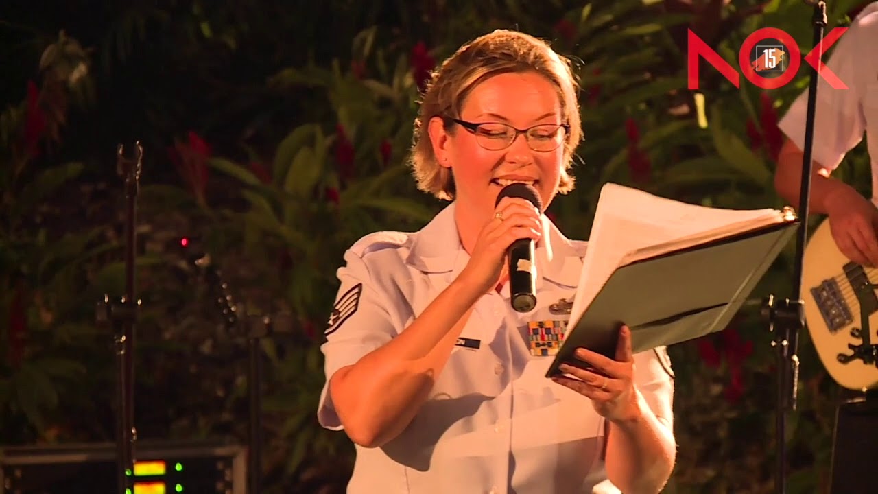 USAF Band of the Pacific performing WAN KANTRI by Barike Band of PNG