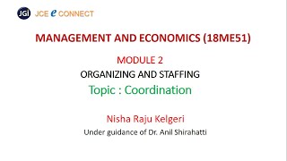 Module 2: Coordination