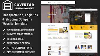 Convertar - Cargo Transport & Logistics Responsive Website | Themeforest Website Templates and