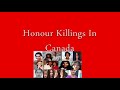 Honour Killings In Canada