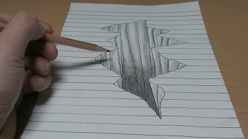 トリックアート簡単書き方