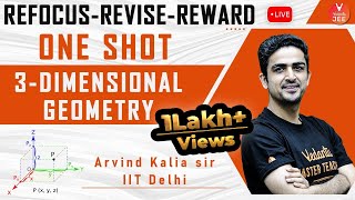 3D Geometry | One Shot | Refocus-Revise-Reward | Arvind Kalia Sir | Vedantu