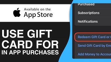 How To Use Apple Gift Card For In App Purchases - Easy Tutorial