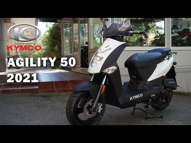 KYMCO Agility 50 2021 Walkaround, Starting Sound, All - YouTube