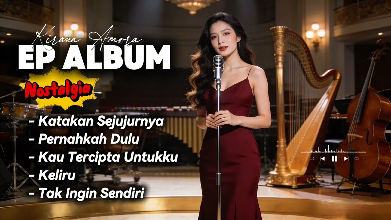 TERLALU DALAM UNTUK DILUPAKAN — EP ALBUM Nostalgia Cover Kirana Amora (Bikin Hati Auto Meleleh)
