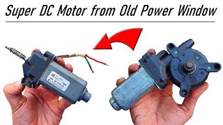 Do Not Throw Away your Car Power Window Motor - 12v 6 Amps DC Motor Salvage DIY