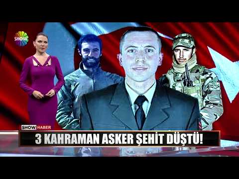 3 Kahraman Asker şehit Düştü!