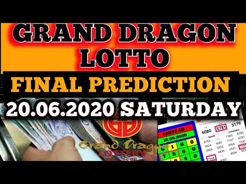 20 06 2021 SAT GRAND DRAGON LOTTO 4D YouTube