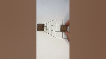 perspective can deceive the real size of an object #art #satisfying