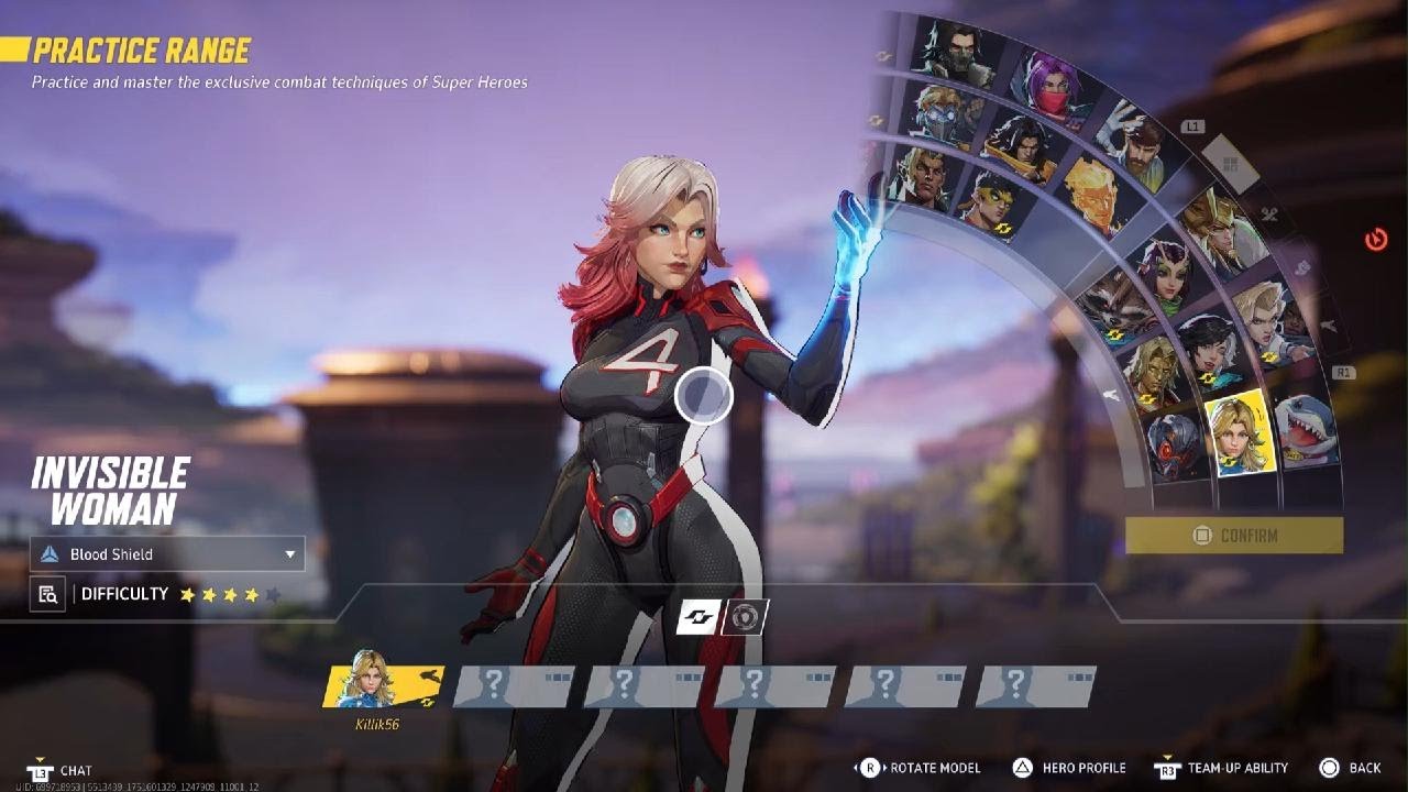 Marvel Rivals Invisible Woman Blood Shield Skin - YouTube