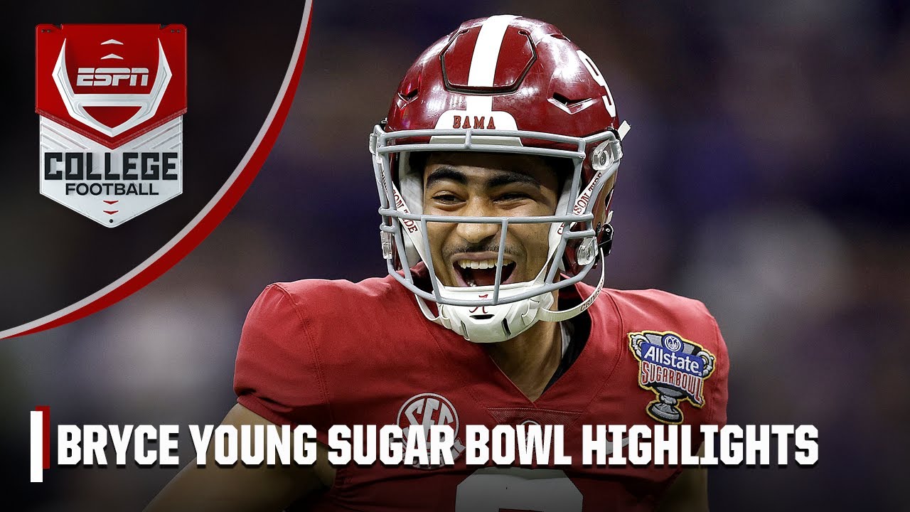 Bryce Young Highlights from the 2022 Allstate Sugar Bowl ESPN College Football