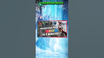 ⬆️ Predecessor V1.7 Patch Notes (Champion Buffs) ✅ 📝 #predecessor #moba #predecessorgame
