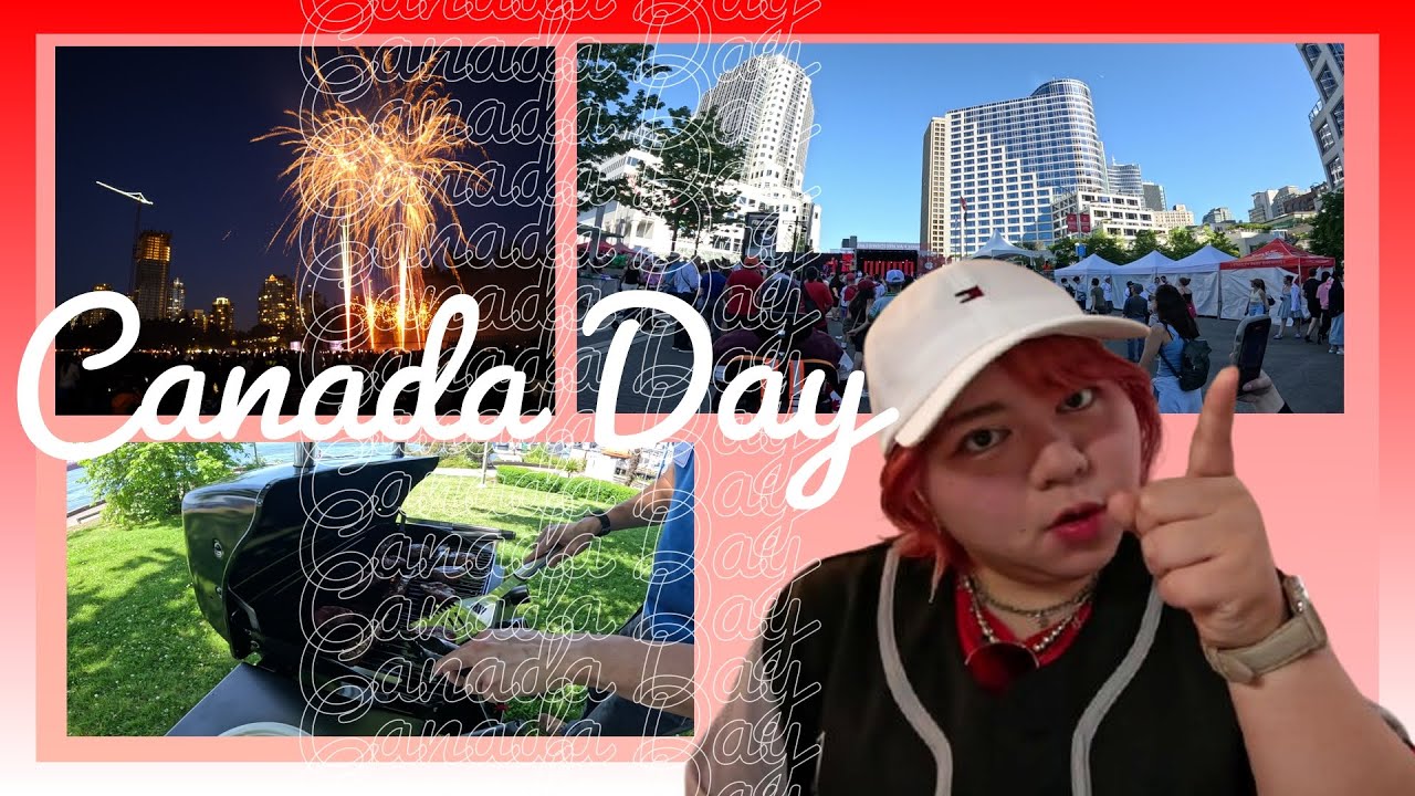Vancouver Vlog: My First Canada Day in Vancouver 🇨🇦✨ BBQ, Music & Fireworks!