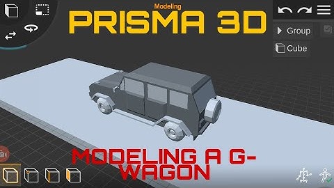 Prisma 3D : Modelling a low poly car(G-Wagon) NFT Model