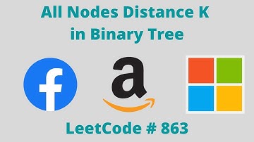 ALL NODES DISTANCE K IN BINARY TREE | PYTHON | LEETCODE # 863