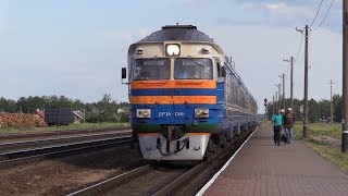 [БЧ] Дизель-поезд ДР1А-136 на ст. Ганцевичи / [BCh] DR1A-136 DMU at Hantsavichy station