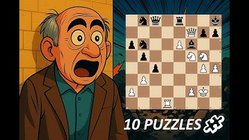 10 Chess Puzzles from Mikhail Tal
