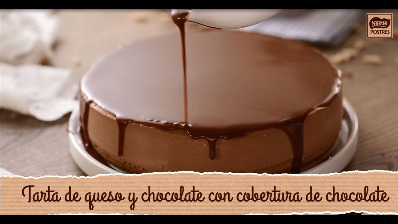 ? Tarta de queso y chocolate - Nestlé Postres - YouTube