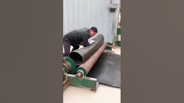 Rolling leather cushions with professional equipment