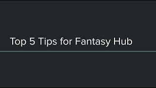 Top 5 Tips for Fantasy Hub screenshot 2