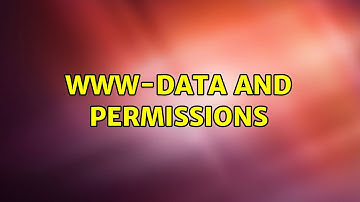 Ubuntu: www-data and permissions