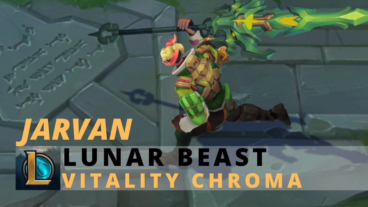 Lunar Beast Jarvan Vitality Chroma - League of Legends
