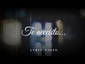 Jon Carlo - Te Necesito (Video Lyric)